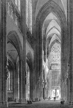 Vorschaubild Kölner Dom, Innenansicht nach Westen